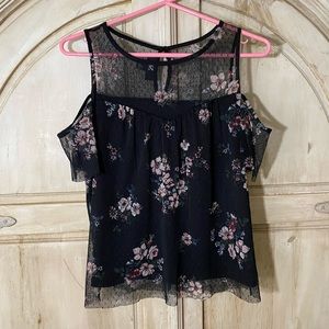 Floral off the shoulder top